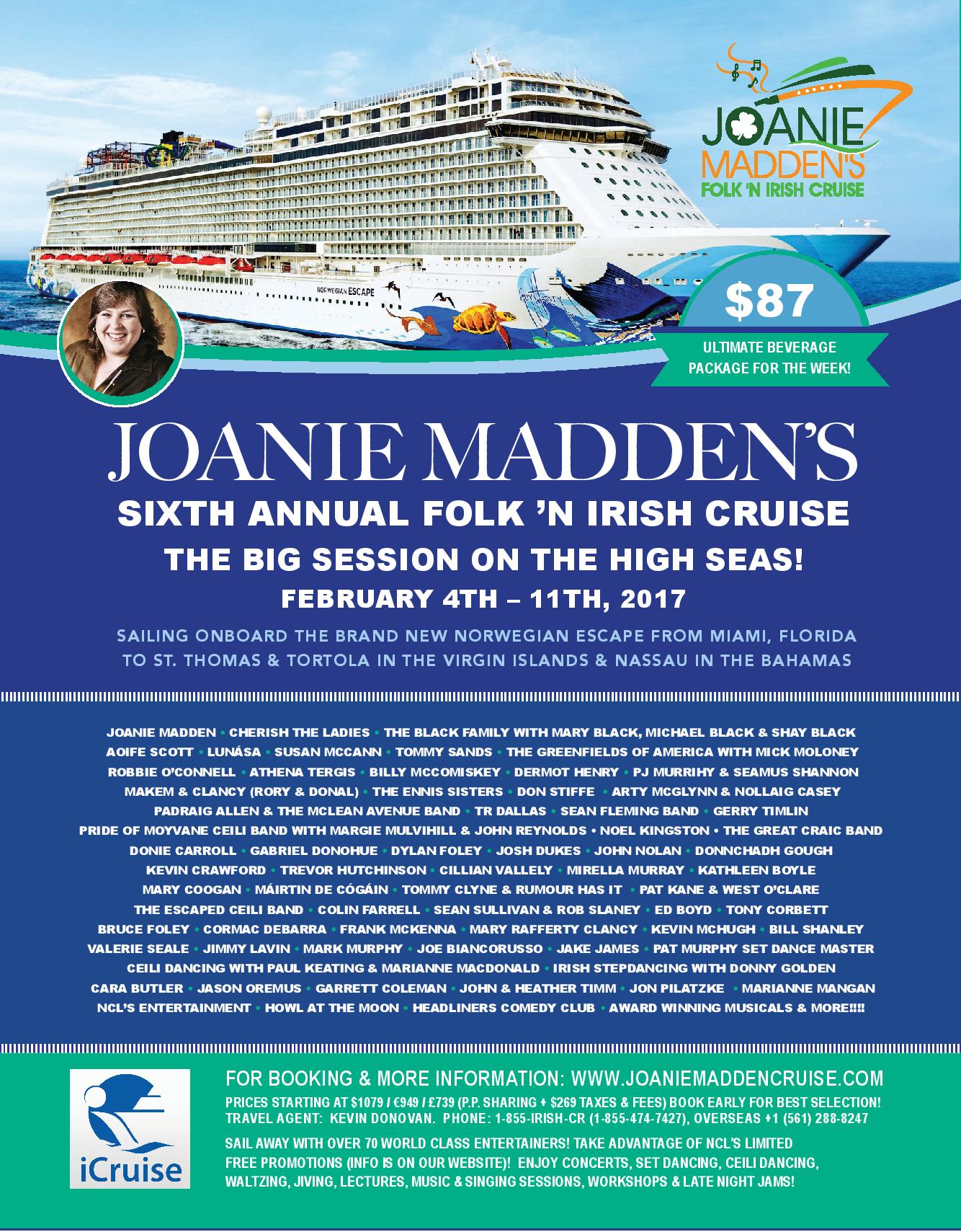 Joanie Madden's Folk'N Irish Cruise